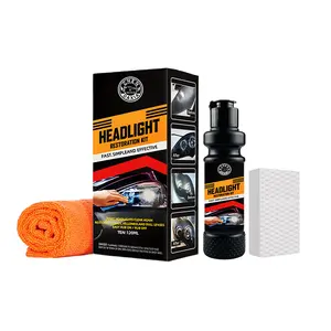 Kit de restauration de phares anti-âge à forte valeur ajoutée Lampes de voiture Revêtement en céramique Phare Bugs Spot Remover