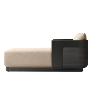 Thiết kế mới sang trọng khách sạn hồ bơi phòng chờ ghế <span class=keywords><strong>Patio</strong></span> đồ nội thất vườn giường Chaise phòng chờ không thấm nước mây nhôm ngoài trời đi văng - Product Image 4
