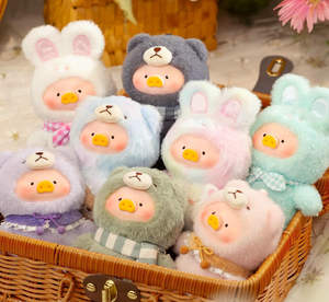 Figurine PVC personnalisée poupée en peluche de vinyle Anime boîte aveugle officielle porte-clés en peluche avec visage en vinyle animaux en peluche boîte mystère - Product Image 6