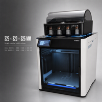 Hot Bambu Lab H2D AMS Combo Closed Core-XY FDM untuk Pencetakan Multi-Material Printer 3D Dual-Nozzle 350*320*325 mm Kecepatan 500mm/s