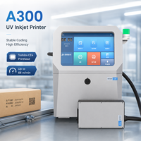 Máquina de Codificación por Inyección de Tinta UV A300 Económica, Cabezal CE4, Impresora Industrial de Bajo Mantenimiento para Tuberías y Cables de Plástico