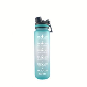 Bouteille d'eau sport personnalisée avec logo, 350 ml-2 L, en Tritan, sans BPA, avec marqueur de temps, pour la salle de sport - Product Image 5
