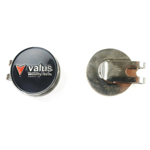 Usine logo personnalisé marqueur de balle de golf en métal émail marqueur de balle de golf accessoires de golf - Product Image 2