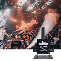 Canon de scène de club de puissance micro jet de co2 avec rvb