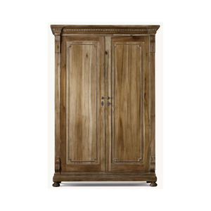 Luxury Modern Eco-Friendly Durable Living Room Furniture RH Furniture American Style Dresser Hand-carved Fluted Cornices Cabinet - Product Image 5