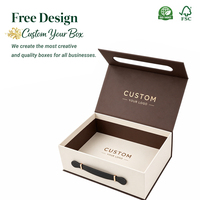Boîte en carton cosmétique imperméable avec insert en éponge pour palette de fards à paupières, emballage de maquillage de luxe, blush écologique