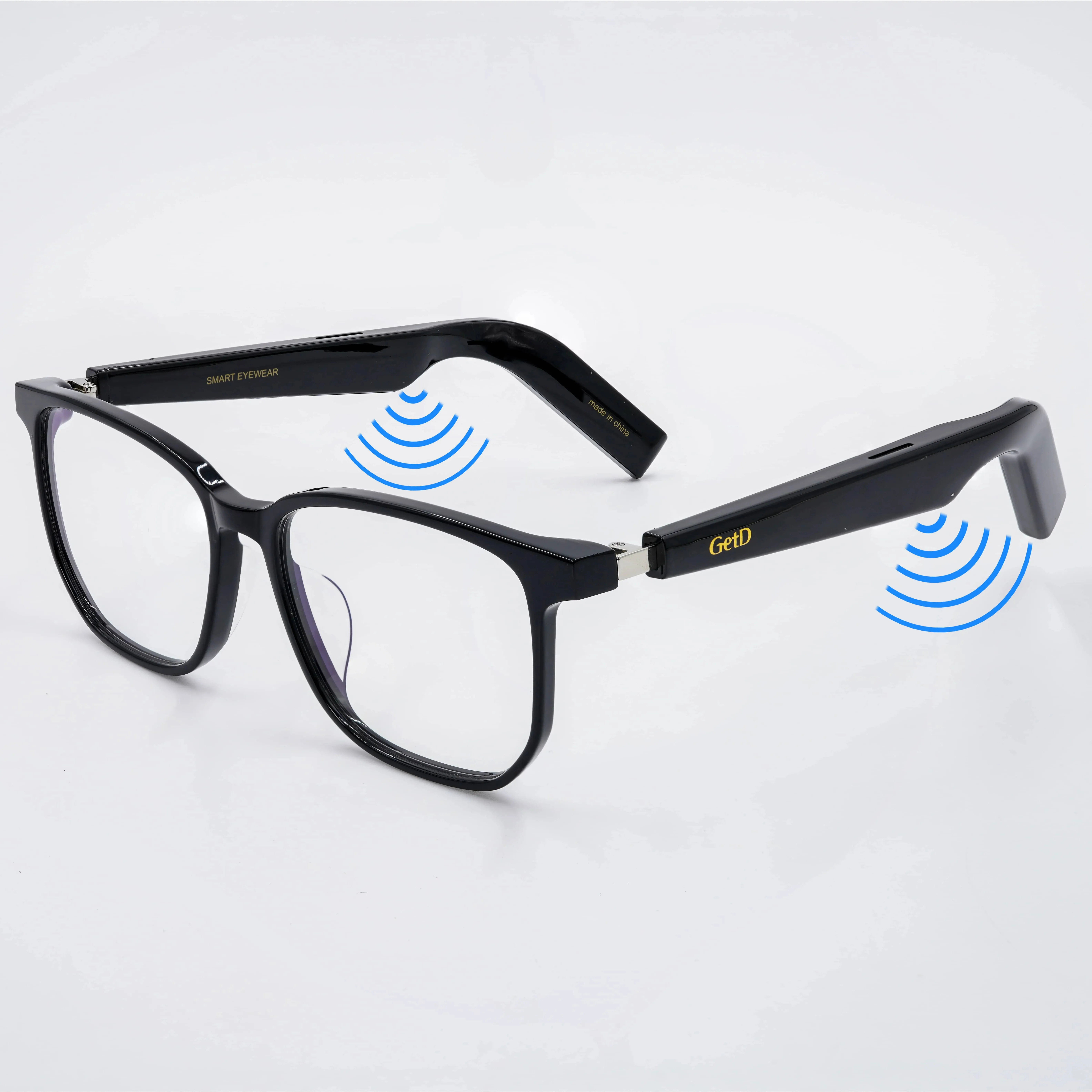Gafas Inalámbricas De Audio Táctil Inteligentes Con Micrófono Altavoz Gafas Inteligentes Con Auricular Bluetooth Para Hom