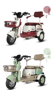 New Arrival 3-tốc độ mini ba bánh điện cho người lớn 48V tàn tật xe đạp với khung thép tán Pin lithium cung cấp điện - Product Image 3