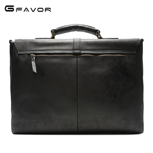 Usine Vintage hommes <span class=keywords><strong>avocat</strong></span> affaires bandoulière mallette pour ordinateur portable pleine fleur Crazy Horse cuir de vachette sac de messager - Product Image 4