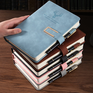Notebook A5 Personalizzabile in Similpelle PU - Diario <span class=keywords><strong>con</strong></span> Rilegatura a <span class=keywords><strong>Filo</strong></span>, Idea Regalo Promozionale per la Scuola - Offerta Speciale - Product Image 2