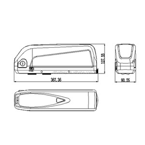 Batterie de vélo électrique <span class=keywords><strong>Bafang</strong></span> BBS02 BBSHD Tongsheng <span class=keywords><strong>TSDZ2</strong></span> TSDZ3 haute capacité, tube descendant, grande batterie Hailong G80 Shark, 48v 19.2ah 20ah 21ah - Product Image 2