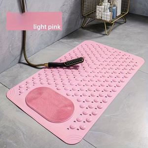 Alfombra de Baño Antideslizante de Color Sólido con Ventosas, Impermeable y Resistente a la Suciedad, para Hogar y Hotel, con Función de Masaje para el Suelo del Inodoro - Product Image 6