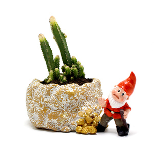 Mini pot de fleurs personnalisé nain de jardin jardinières en résine collection intérieure maison pots de fleurs de cour - Product Image 3