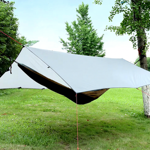 Tente de camping en nylon camouflage légère à une couche pour trois saisons, imperméable, 3*3m, pour l'extérieur, abri solaire de plage - Product Image 1