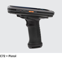 Para Chainway C72 portátil Android 11/13 UHF RFID lector móvil de mano 4 pulgadas de largo alcance 2D escáner de código de barras IP67 para almacén