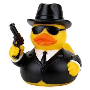 Promo <b>Toy</b> Customized Cartoon Pvc Bath Plastic 8cm Animal Craft <b>Toys</b> Vinyl Detective Rubber <b>Duck</b> - Product Image 4