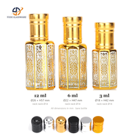 Flacon d'huile essentielle en verre octogonal personnalisable avec bouchon à vis pour les programmes de cosmétiques en marque blanche