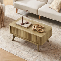 Table basse relevable moderne de luxe pour salon haut de gamme - Écologique et durable