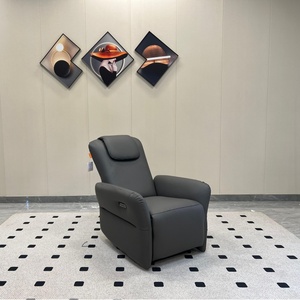 HOYOO Europe - Juego de Sofá Cama Eléctrico de Cuero, Sillón Reclinable Eléctrico, Directo de Fábrica, Moderno, Extensible, con Masaje, para Sala de Estar, 2 en 1 - Product Image 4