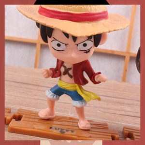 Set di 10 Statuette Collezionabili One Piece: Monkey <span class=keywords><strong>D</strong></span> Luffy, Roronoa Zoro, Boa Hancock, Regalo Ornamentale di Alta Qualità in Versione Q - Product Image 5