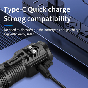 Có thể sạc lại <span class=keywords><strong>LED</strong></span> Mini Đèn pin xách tay USB sạc ABS làm việc Pocket Torch cho sử dụng ngoài trời - Product Image 4