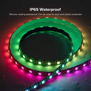 Tira de LED de Cobre Individual Auténtica al por Mayor con Efecto de Persecución de Luz, 60 LED/m, 5m (16.5ft), IP20, DC5V, USB, RGB Flexible - Product Image 6