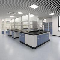 Banco da Lavoro 1500mm con Cassetti, Banco Modulare da Laboratorio con Telaio in Acciaio e Piano in Resina Epossidica per Laboratorio Chimico