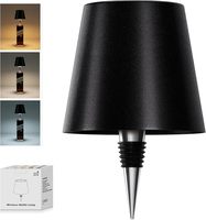 Lampe à bouteille de vin sans fil à contrôle tactile LED Lampe de table portable sans fil rechargeable pour restaurant et bar