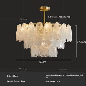 Yunwu Designer Full Copper LED Lustre Postmoderne Minimaliste Luxe <span class=keywords><strong>Or</strong></span> Réglable Hauteur Dimmable Garantie de 5 ans pour - Product Image 6