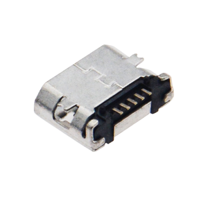 Connecteur Micro USB 5 broches femelle SMT, avec ou sans bride et supports de montage, connecteur à montage en surface - Product Image 2