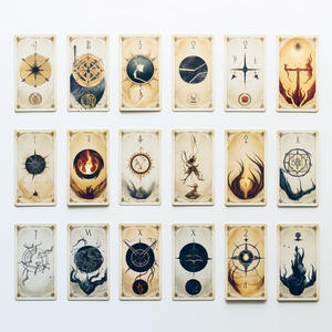 Precio de fábrica, naipes de <span class=keywords><strong>Tarot</strong></span> impresos personalizados con guía para la familia y las fiestas, producto de gran oferta - Product Image 2