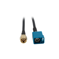 Cable Coaxial HFM Quad Hembra Recto a HFM Quad Hembra, RG174LL, 50 Ohm, DC-3GHz, para Cámara de Coche