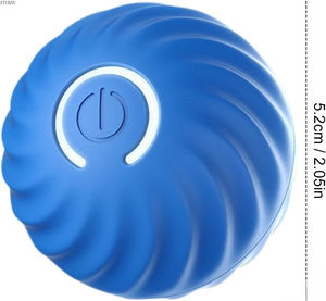 Balle intelligente interactive pour animaux de compagnie, rechargeable par USB, à détection de mouvement, à LED, en caoutchouc et plastique, avec son, pour chiens - Product Image 6