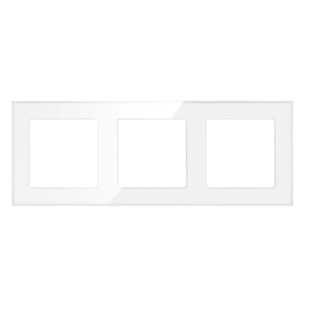 Cadre triple en verre 228 (blanc)