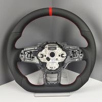 Volant de voiture en cuir sport pour VOLKSWAGEN Golf 6 7 Mk7 Gti Polo Tiguan Touareg Passat Cc