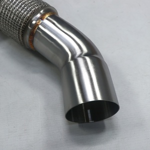 B58 G20 440i 2019 Plus Compatible 304 Stainless Steel Downpipe With OPF Tube Pearl Texture Heat Shield and Brushed Insulation - Product Image 3