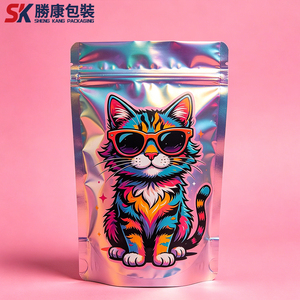 ถุงไมลาร์พิมพ์ลายตามสั่งขนาด 3.5 กรัม ป้องกันกลิ่น ซิปล็อคแบบรีซีลได้ สำหรับขนมและของกิน - Product Image 1