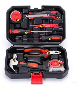 9PCS Household Vde Hard Tool Cases Portable Hand Tool Kits Home Hand Tool Sets for Garden Car Repair