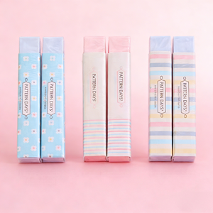 Gomme Arc-en-ciel Promotionnelle pour Élèves du Primaire – Gomme Rectangulaire Adorable et Propre – Papeterie pour Enfants – Prix de Marque ZKJ - Product Image 1