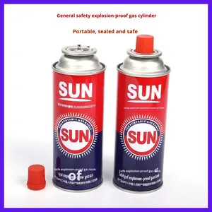 <span class=keywords><strong>Bouteille</strong></span> <span class=keywords><strong>de</strong></span> <span class=keywords><strong>gaz</strong></span> butane SUN 220g, modèle cassette, en matériau <span class=keywords><strong>de</strong></span> sécurité antidéflagrant, 14 kg, économique pour fondue et réchaud à <span class=keywords><strong>gaz</strong></span> - Product Image 2