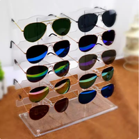 Usine Offre Spéciale personnalisé acrylique soleil verre présentoir support de verre d'affichage