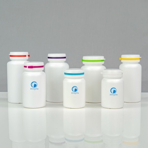 Conteneur personnalisé pour pharmacie avec couvercles anti-enfants, flacon en plastique à ouverture facile pour pilules, comprimés, huile de poisson, capsules, médicaments et bonbons - Product Image 4