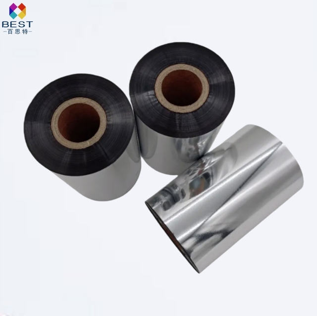 Factory Wholesale Wax Resin Thermal Transfer Ribbon Black Premium Wash Care Resin Ribbon Compatible with zebra Printers
