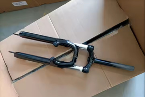 Pièces de vélo en gros d'usine fourche de vélo en acier 24/26/27.5/29 fourche à suspension de VTT - Product Image 4
