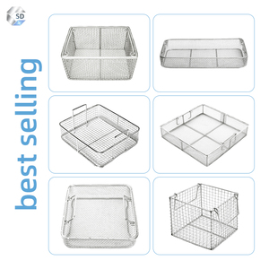 מגש רשת תיל מנירוסטה בהתאמה אישית, מגשי ייבוש מזון ארוגים רגילים, מגשי רשת תיל לייבוש, סל רשת תיל עם מכסה - Product Image 6