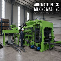 Machine automatique de fabrication de blocs de béton QT10-15, équipement hydraulique de moulage de briques, machine à fabriquer des pavés