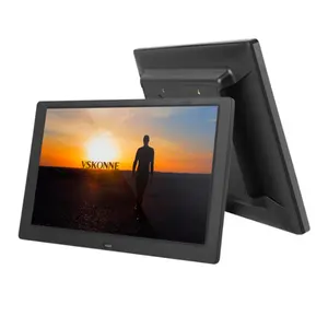 10 ''polegadas quiosque montado na parede lcd/ led tela de exibição de vídeo/carrinho de compras de publicidade display lcd