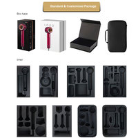 Sèche-cheveux ultra rapide Sèche-cheveux Ionic Professional Smart Salon 5 en 1 Styler Set Brushless Motor Sèche-cheveux à séchage rapide