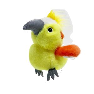 Serie Uccelli: Ciondolo Peluche Piccolo Uccellino Super Morbido in Cotone PP, con Nido, Funzione di Canto <span class=keywords><strong>e</strong></span> Registrazione, Ali Pieghevoli, per Bambini - Product Image 3