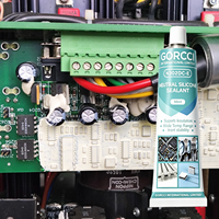 Mastic silicone neutre à base d'alcool OEM N302DC-E durable, composé d'étanchéité résistant aux vibrations pour l'assemblage de composants électriques
